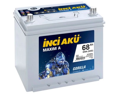 Inci Aku Maxim A 70D23L 6 CT-68Ah-600A (SAE) (0) R+ - фото 1